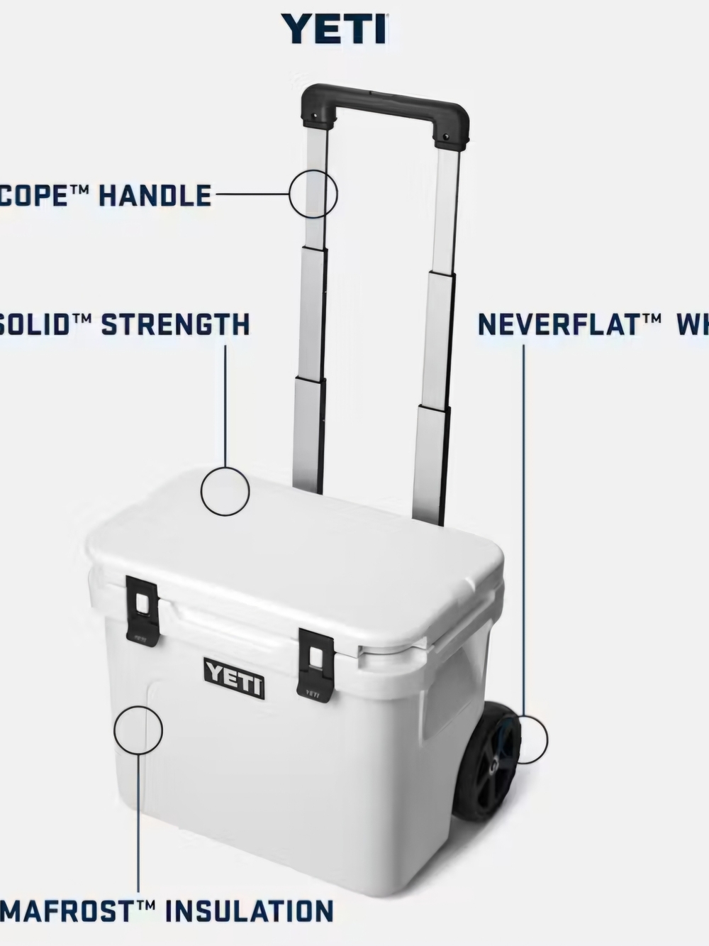YETI Roadie 32 Wheeled CoolerBRAND NEW IN BOX- In Venom - Picture 3 of 5